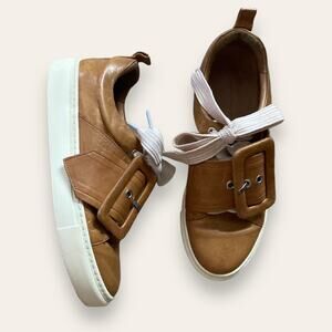 Marques Almeida tan leather sneakers size 39